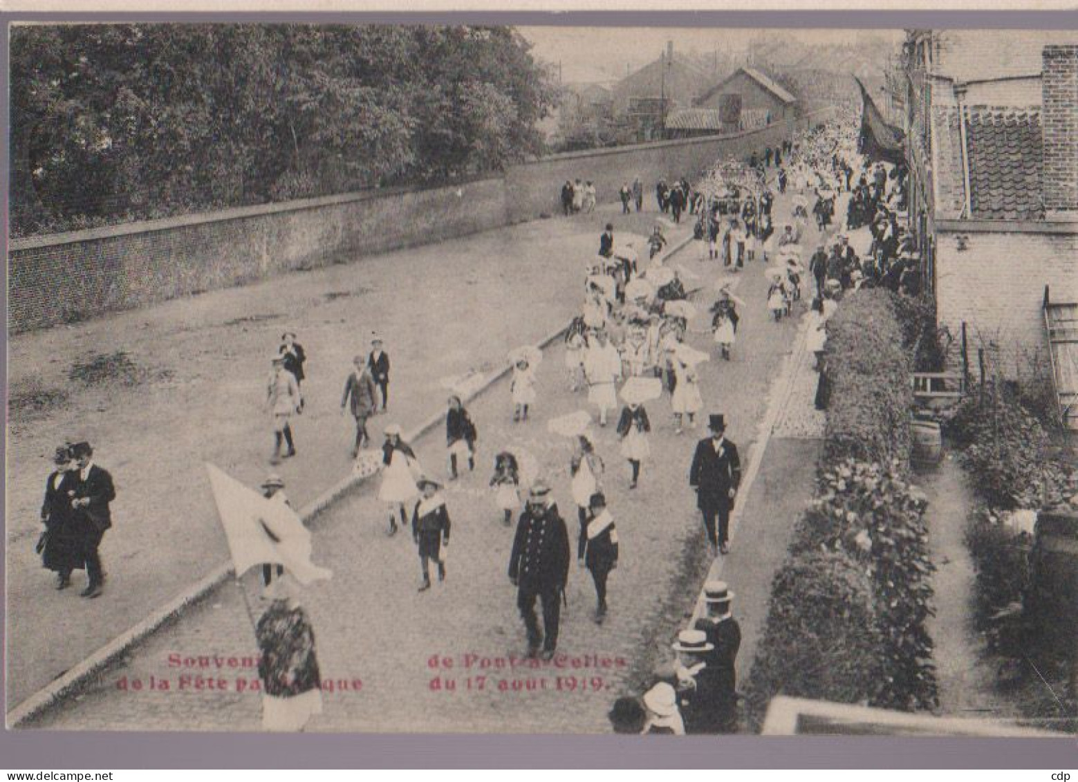 Cpa Pont à Celles  192? - Pont-à-Celles