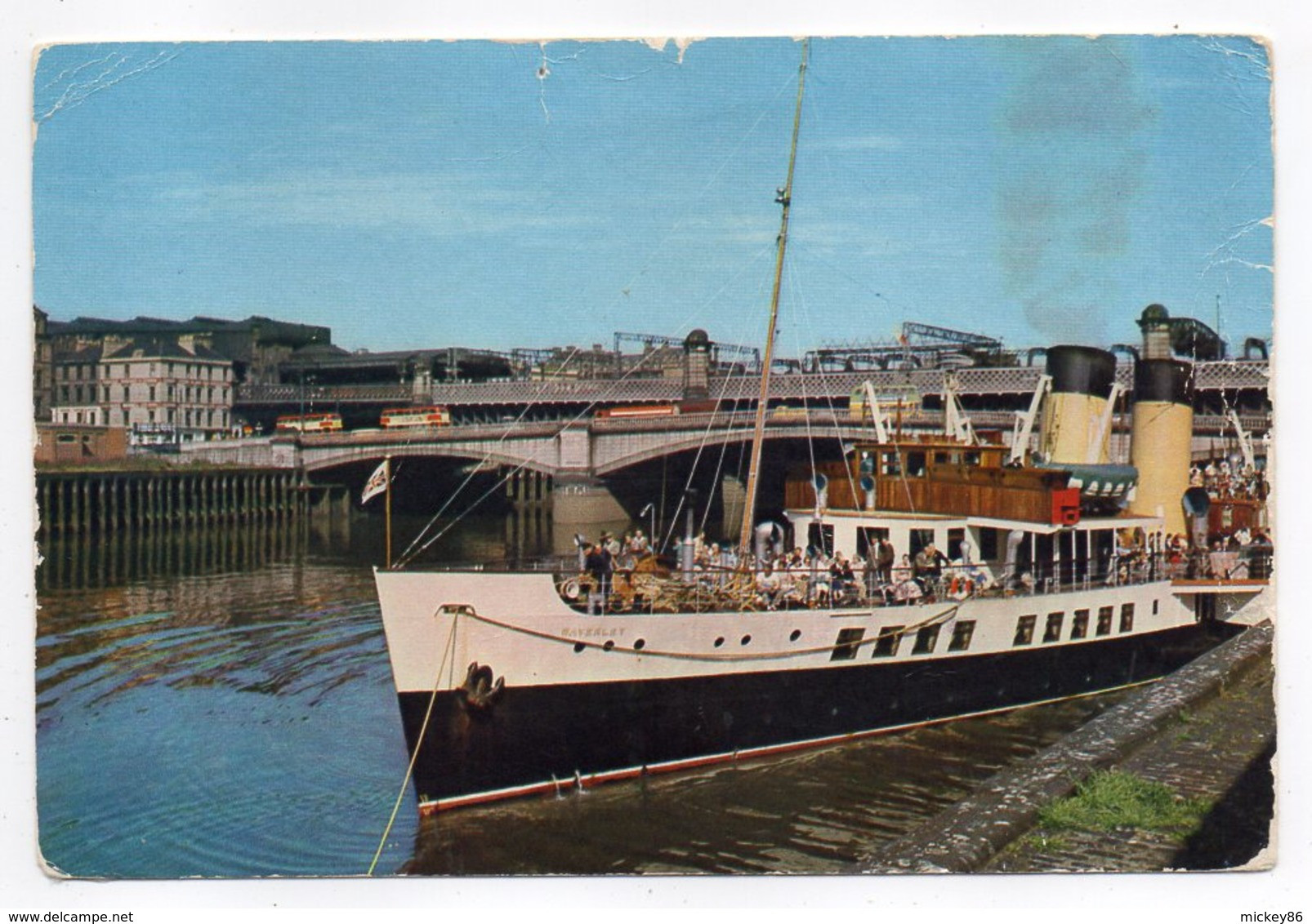 Bateau - Clyde Sreamer  "WAVERLEY" --Glasgow  (petite Animation)  .. ....à Saisir - Ferries