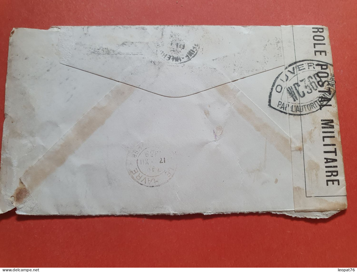 Etats Unis - Enveloppe De Norwich Pour Le Havre En 1939 Avec Contrôle Postal  - Réf J 219 - Covers & Documents