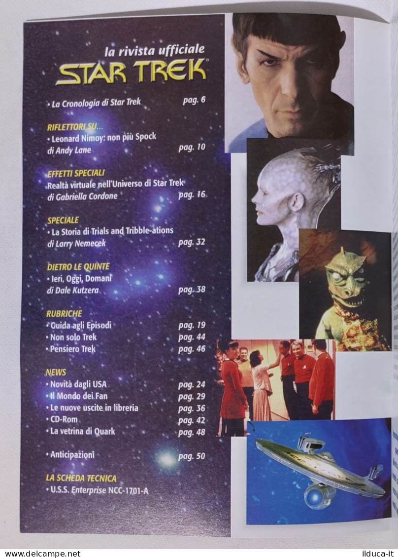 I115423 Star Trek (rivista Ufficiale) 1998 A. II N. 1 - Leonard Nimoy + Poster - Televisión