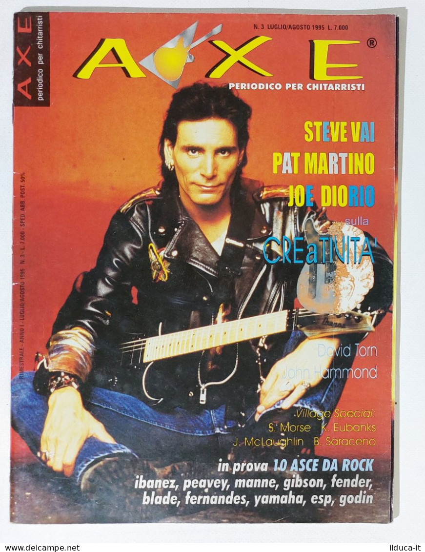 I115425 AXE (periodico Per Chitarristi) 1985 A. 1 N. 3 - Steve Vai / Joe Diorio - Música