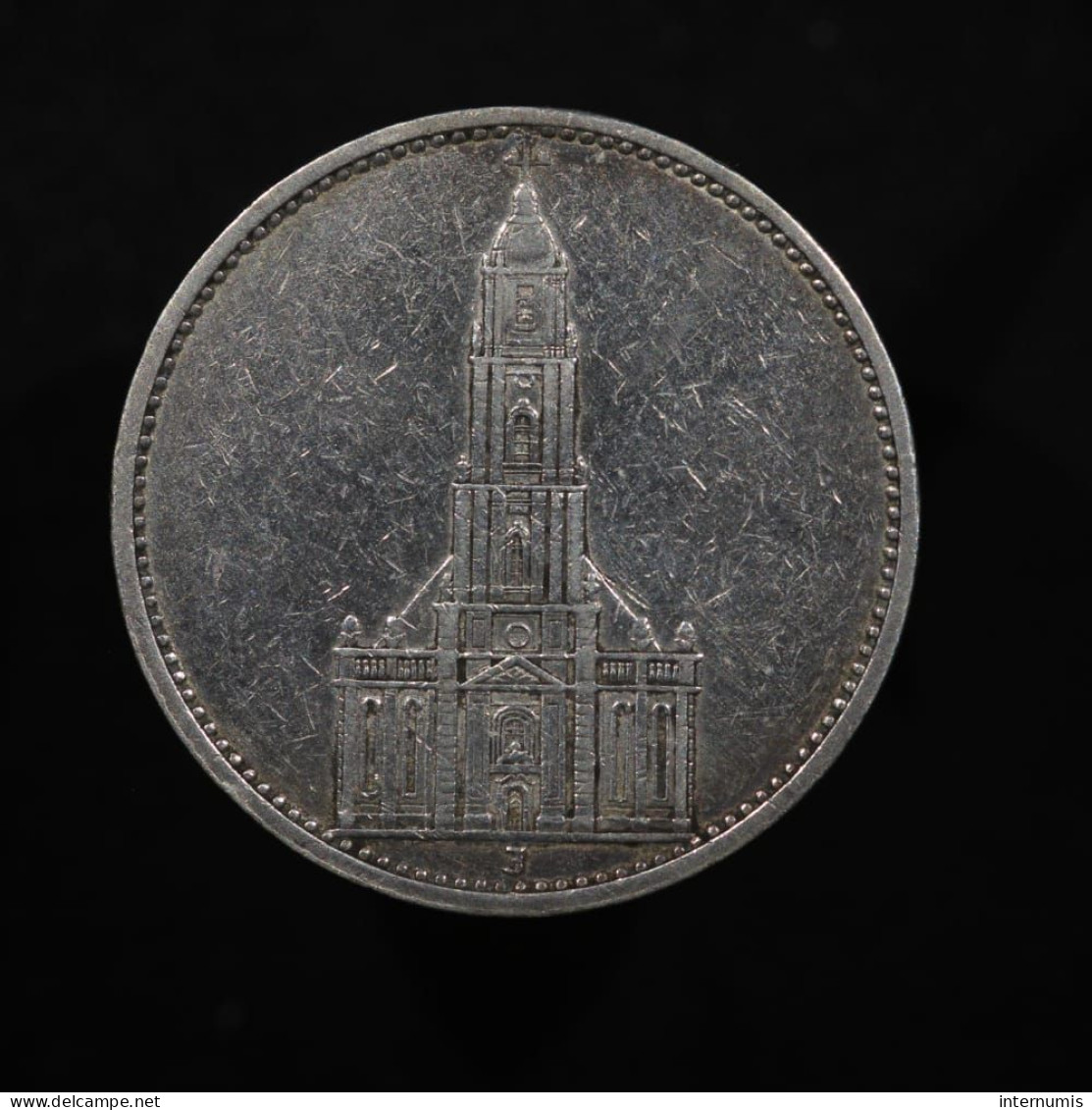 Allemagne / Germany, Potsdam, 5 Reichsmark, 1934, J - Hamburg, Argent (Silver), TTB (EF), KM#83, Schön#83 - 5 Reichsmark