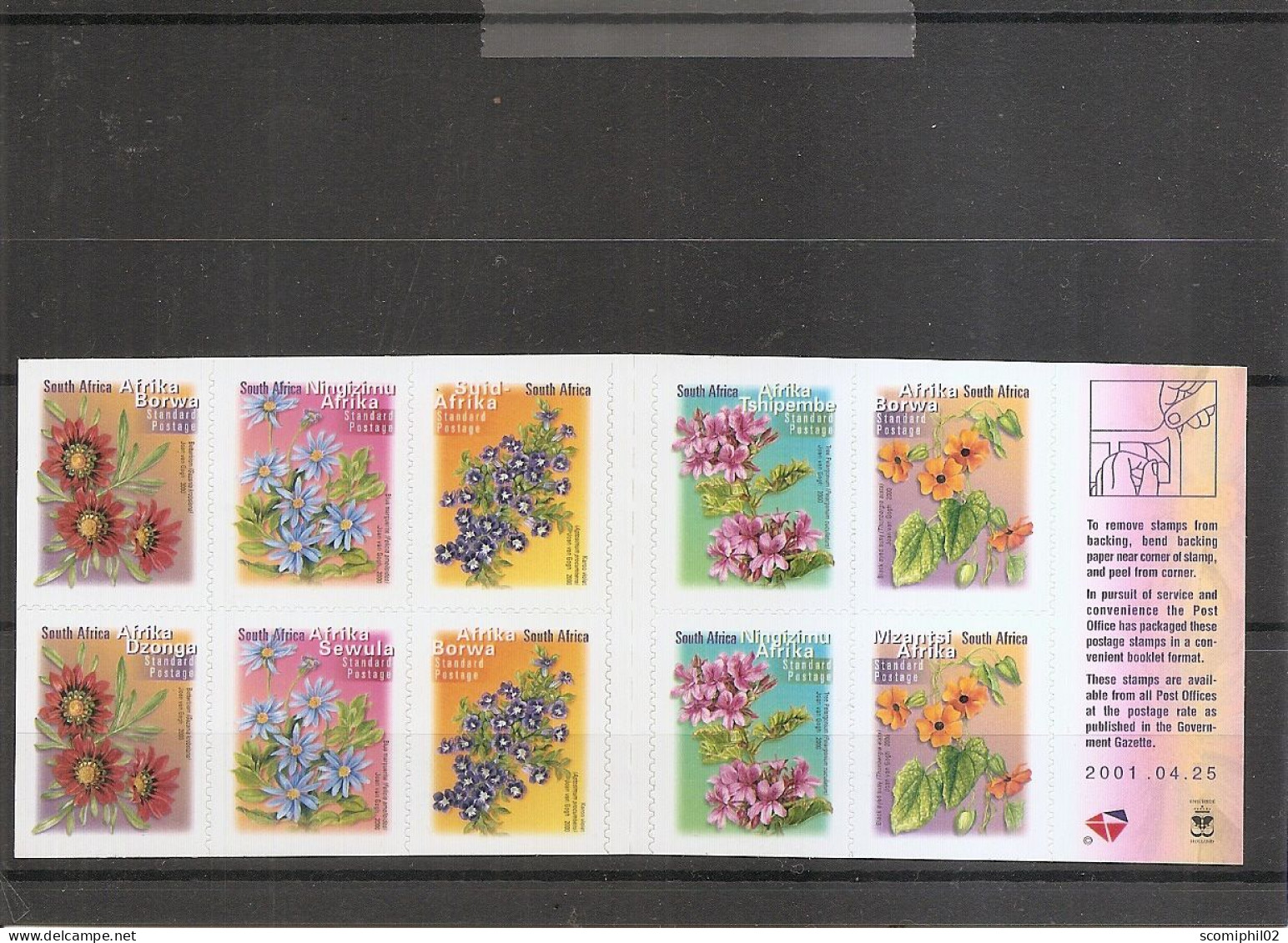 Afrique Du Sud - Fleurs ( Carnet 1164 XXX - MNH) - Postzegelboekjes