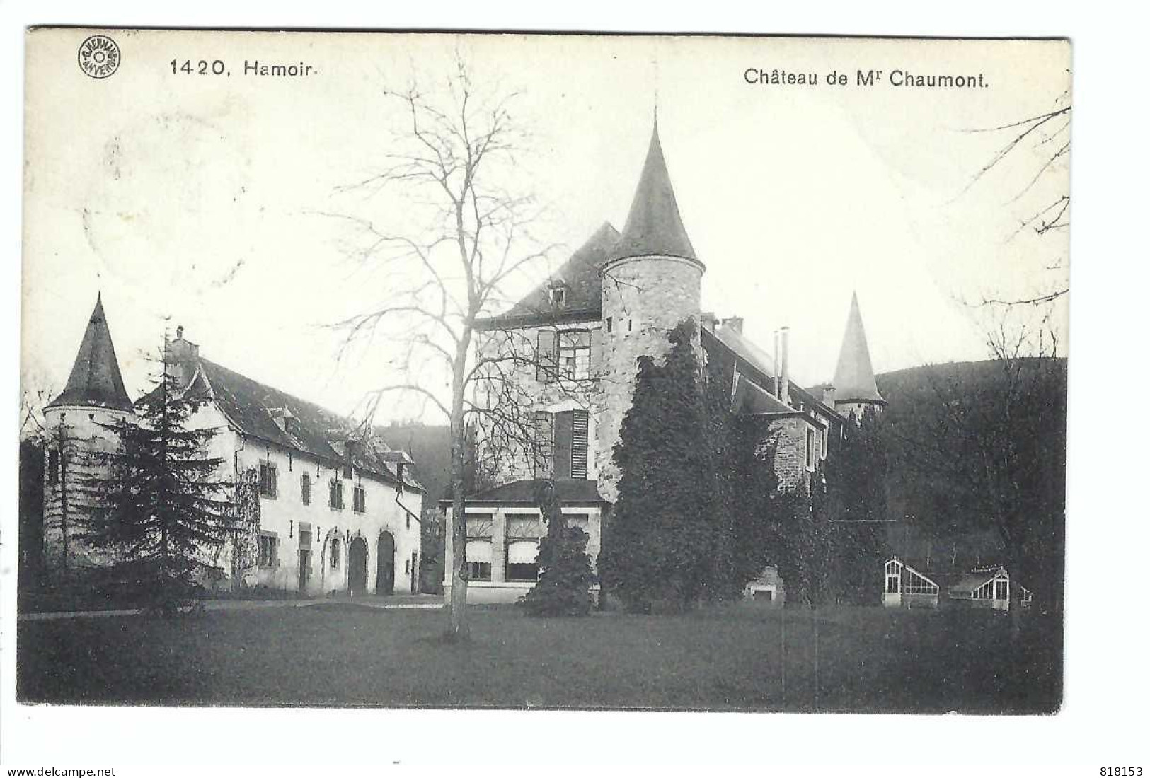 1420  Hamoir   Château De Mr Chaumont  1909 - Hamoir