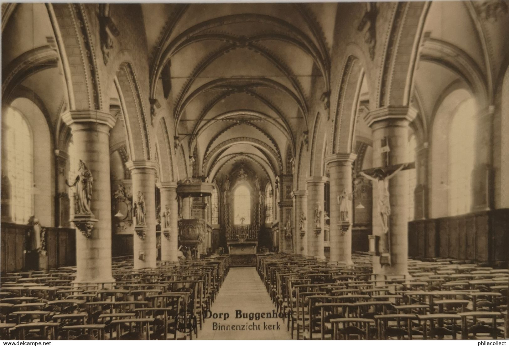 Dorp Buggenhout // Binnenzicht Kerk 19?? - Other & Unclassified