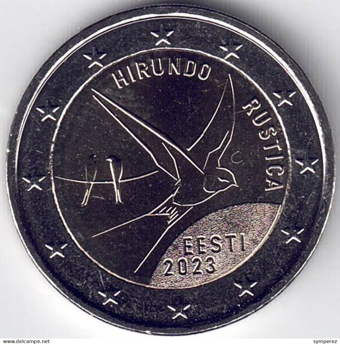 2 EUROS ESTONIA 2023-GOLONDRINA- - Estonia