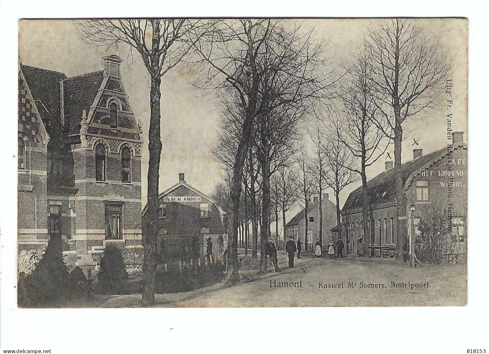 Hamont  -    Kasteel Mr Somers , Budelpoort 1907 - Hamont-Achel