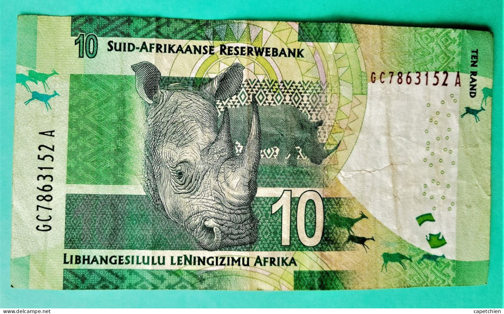 AFRIQUE DU SUD / 10 RAND - Afrique Du Sud