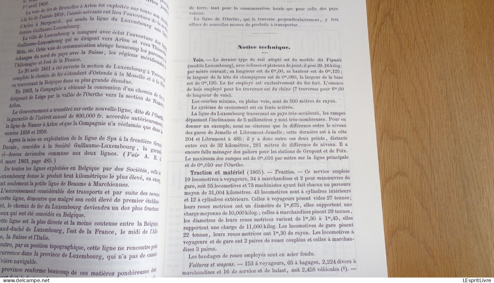 Département Matériel SNCB 5 LA GRANDE COMPAGNIE DU LUXEMBOURG Chemin de Fer Belge NMBS Locomotive Vapeur Chemins de Fer