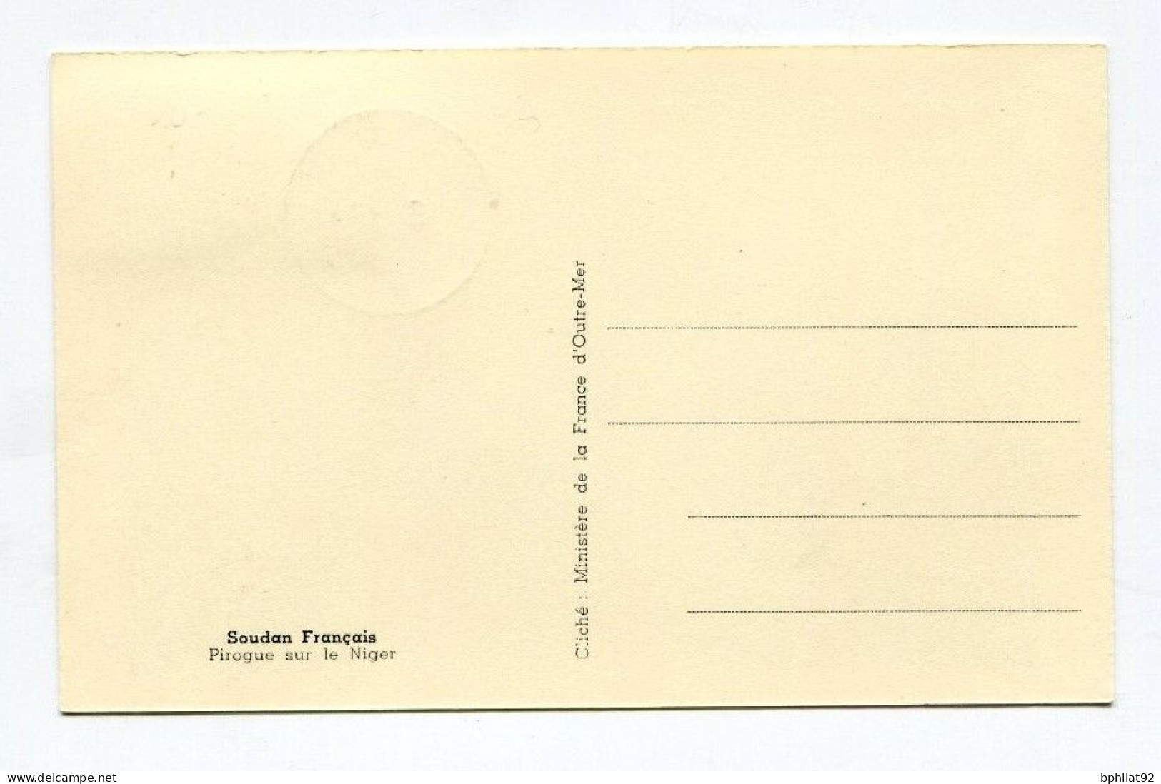 !!! AOF CARTE MAXIMUM PIROGUE CACHET DE NIAMEY DU 2/3/1960 - Covers & Documents