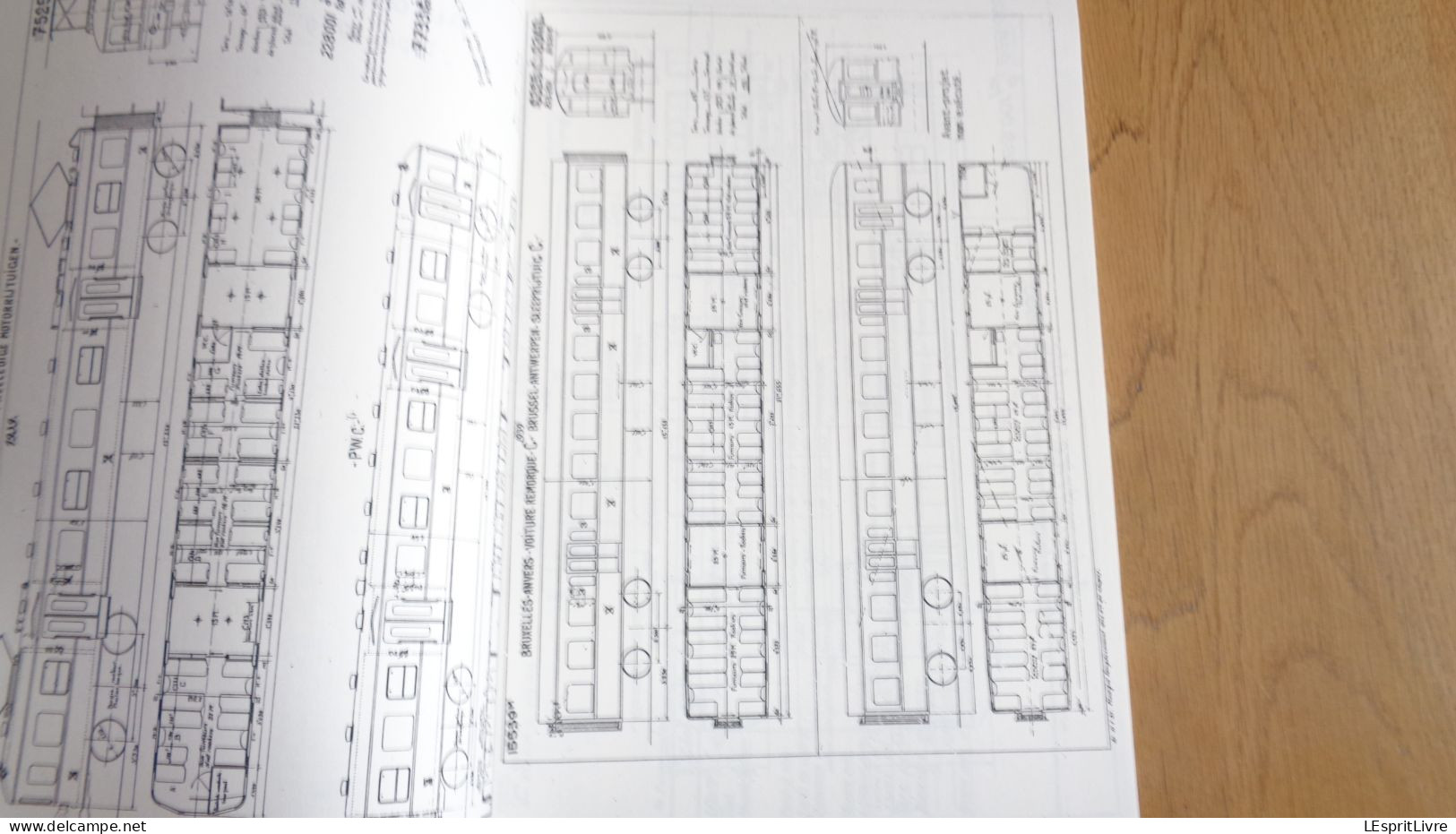 Département Matériel SNCB RECUEIL DES SCHEMAS DES AUTOMOTRICES Chemin De Fer Belge NMBS Automotrice Airport Postale - Railway & Tramway