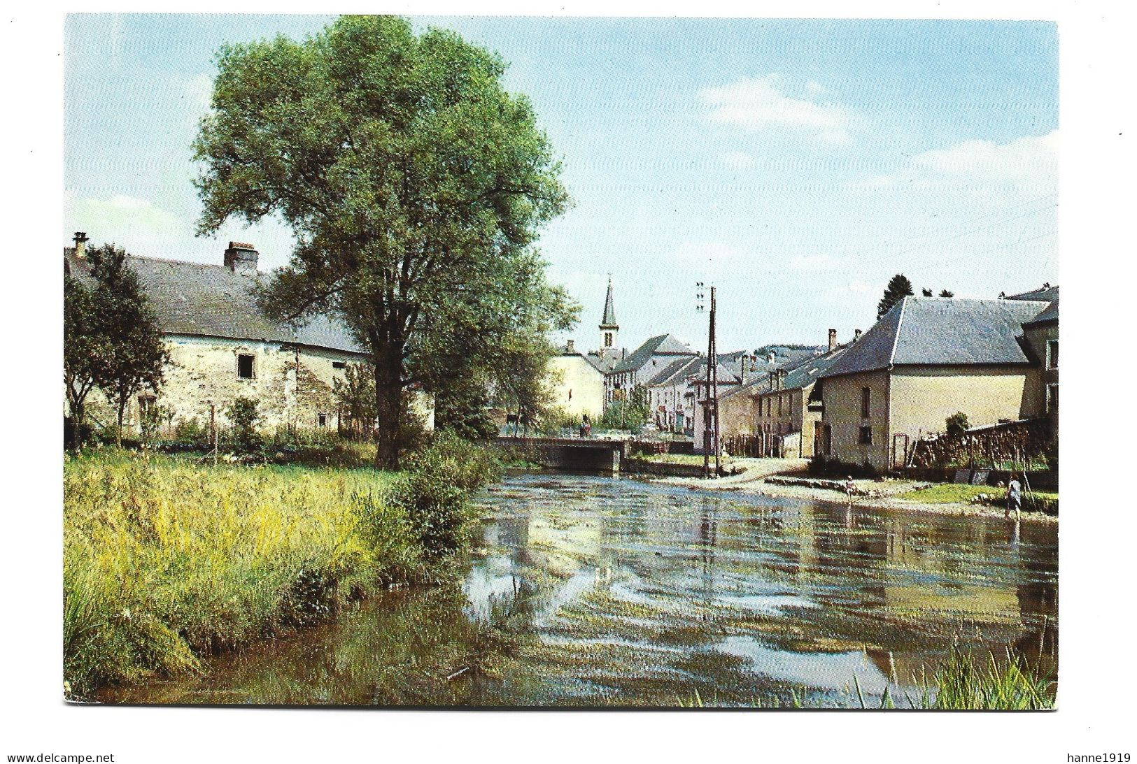 Martelange Vue Prise Du Moulin Photo Carte Luxembourg Htje - Martelange