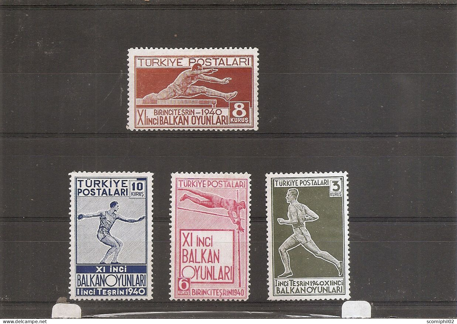 Turquie ( 943/946 X -MH ) - Unused Stamps