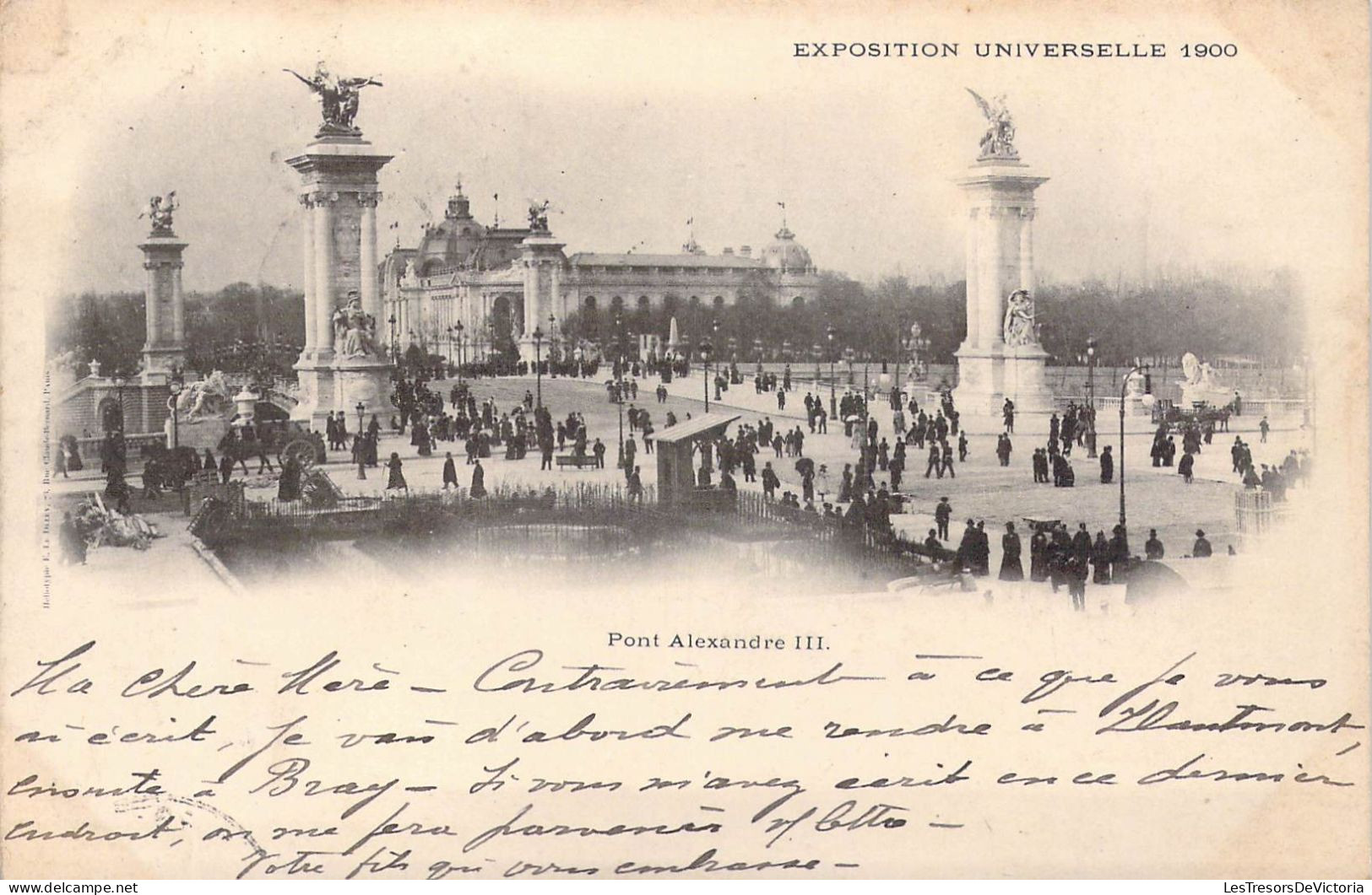 FRANCE - 75 - Paris - Expositions Universelle 1900 - Pont Alexandre III - Carte Postale Ancienne - Expositions