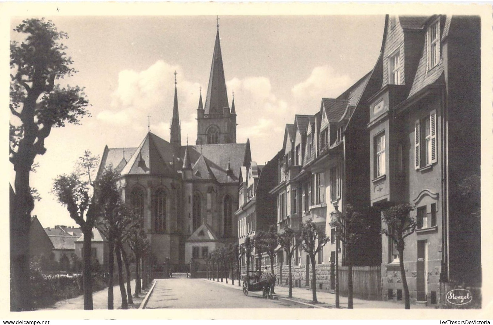 ALLEMAGNE - Euskirchen - Breite Strabe Mit Herz=Jesu=Kirche - Carte Postale Ancienne - Euskirchen