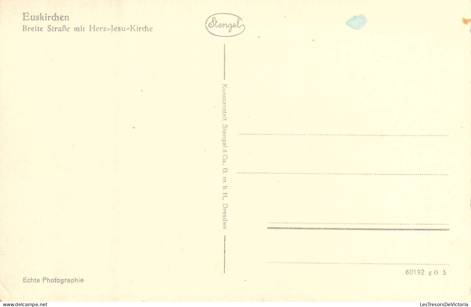 ALLEMAGNE - Euskirchen - Breite Strabe Mit Herz=Jesu=Kirche - Carte Postale Ancienne - Euskirchen