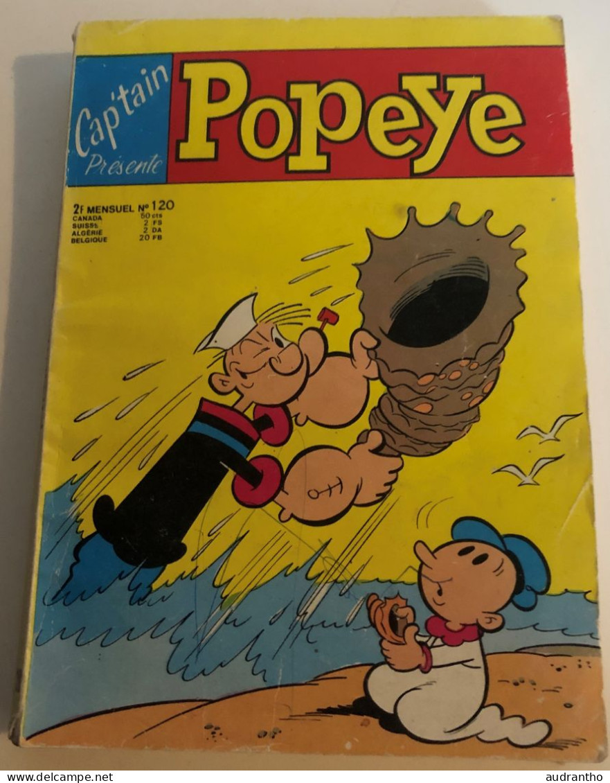 3 Bd De Poche Captain Présente POPEYE N°120 - N°205 - N°208 - Années 1980 - 1979 - 1972 - Lotti E Stock Libri