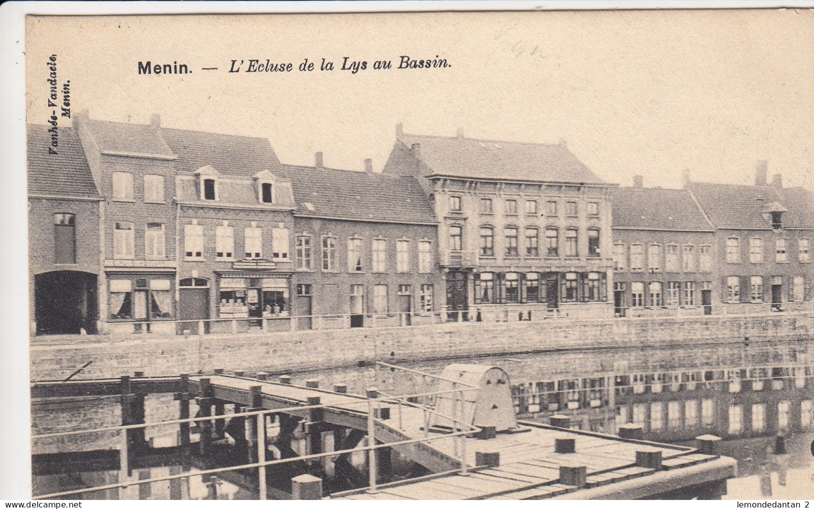 Menin - L'Écluse De La Lys Au Bassin - Menen