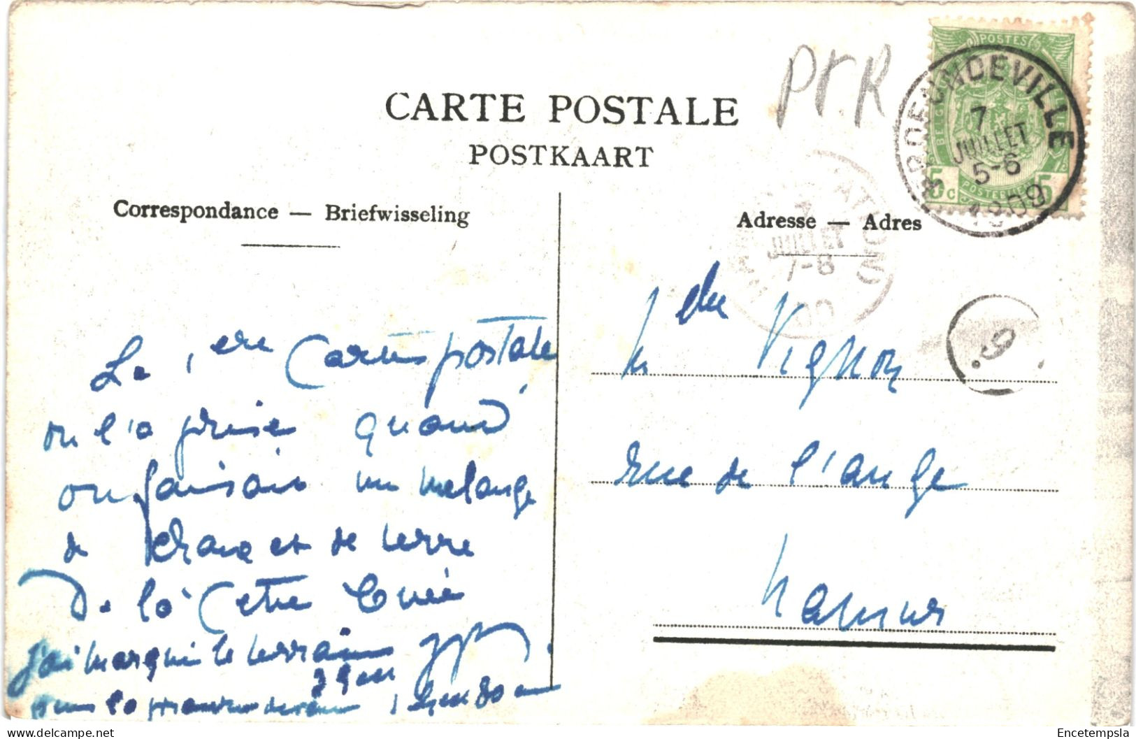 CPA- Carte Postale Belgique Lustin Les Villas à La Gare 1909 VM68402ok - Profondeville