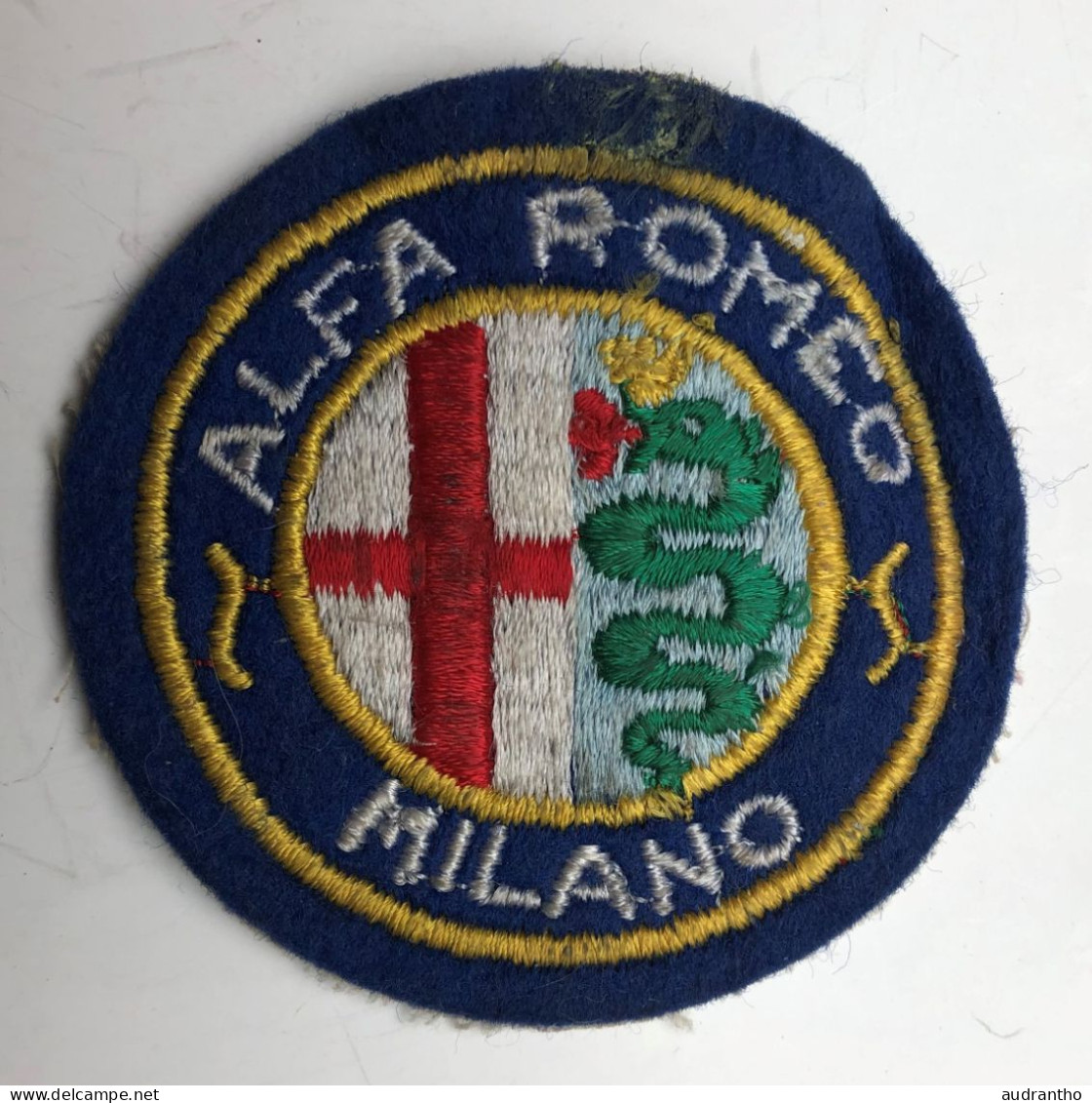 écusson Brodé Automobile ALFA ROMEO Milano - Voitures