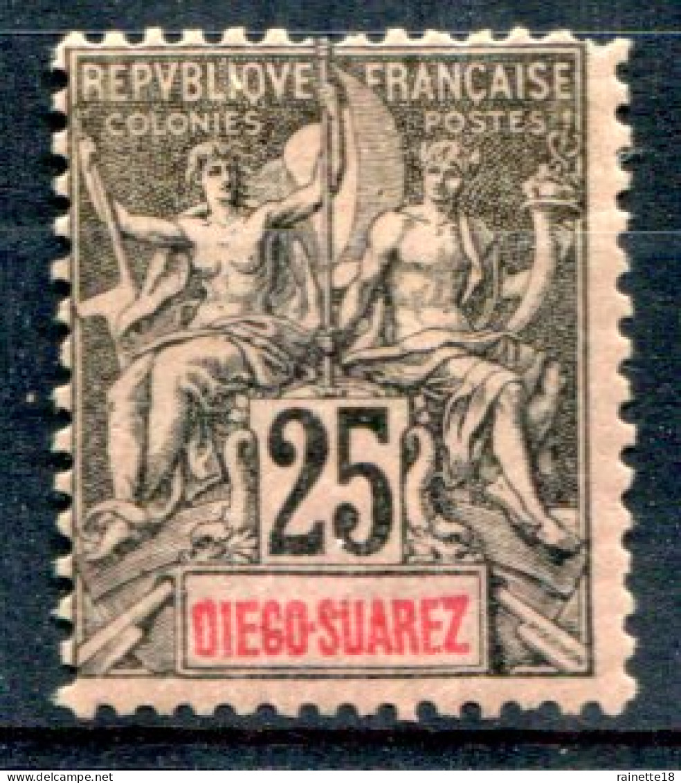 Diego Suarez        45 * - Unused Stamps