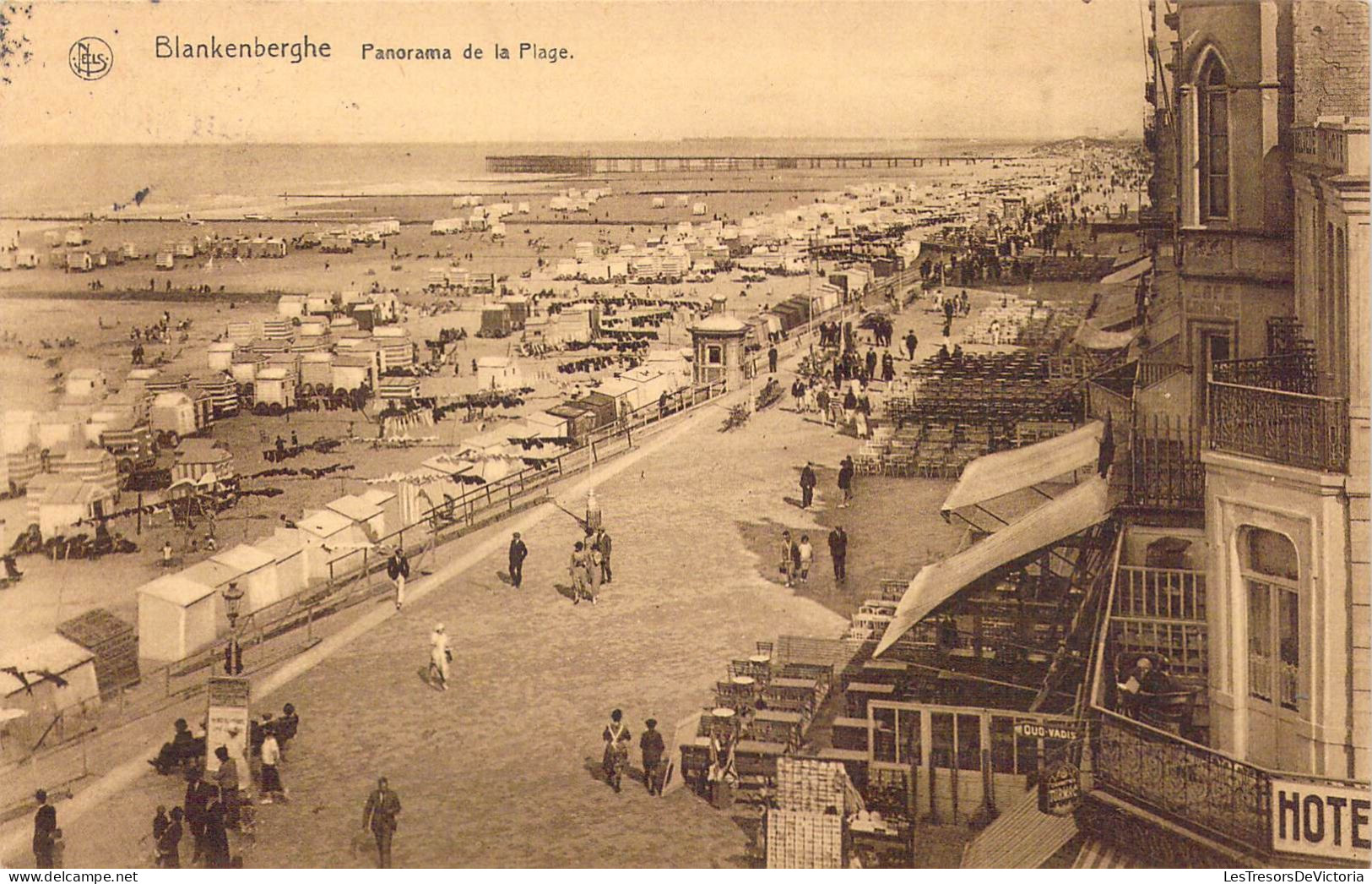 BELGIQUE - Blankenberghe - Panorama De La Plage - Carte Postale Ancienne - Blankenberge