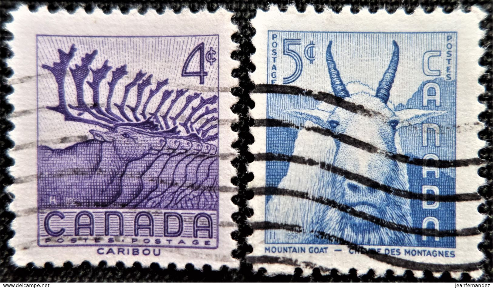 Canada 1955 National Wild Life Week  Y&T  N°  287 Et 288 - Gebruikt