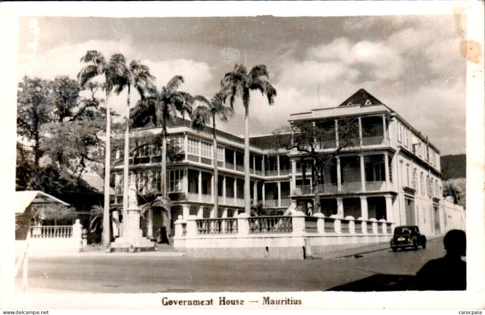 Carte 1950 MAURITIUS / GOVERNMENT HOUSE - Maurice