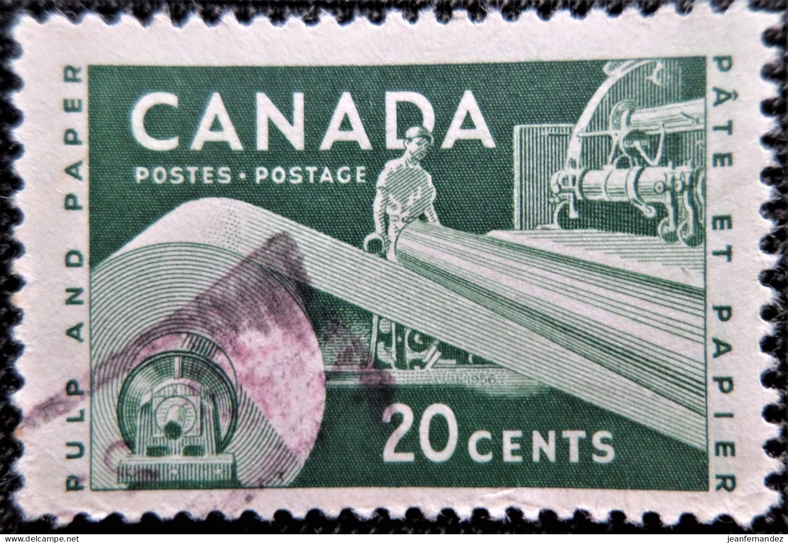 Canada 1956 Industry  Y&T  N°  289 - Gebruikt