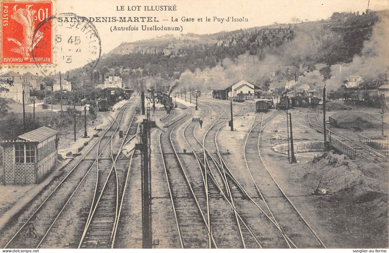 CPA 46 SAINT DENIS MARTEL LA GARE - Other & Unclassified