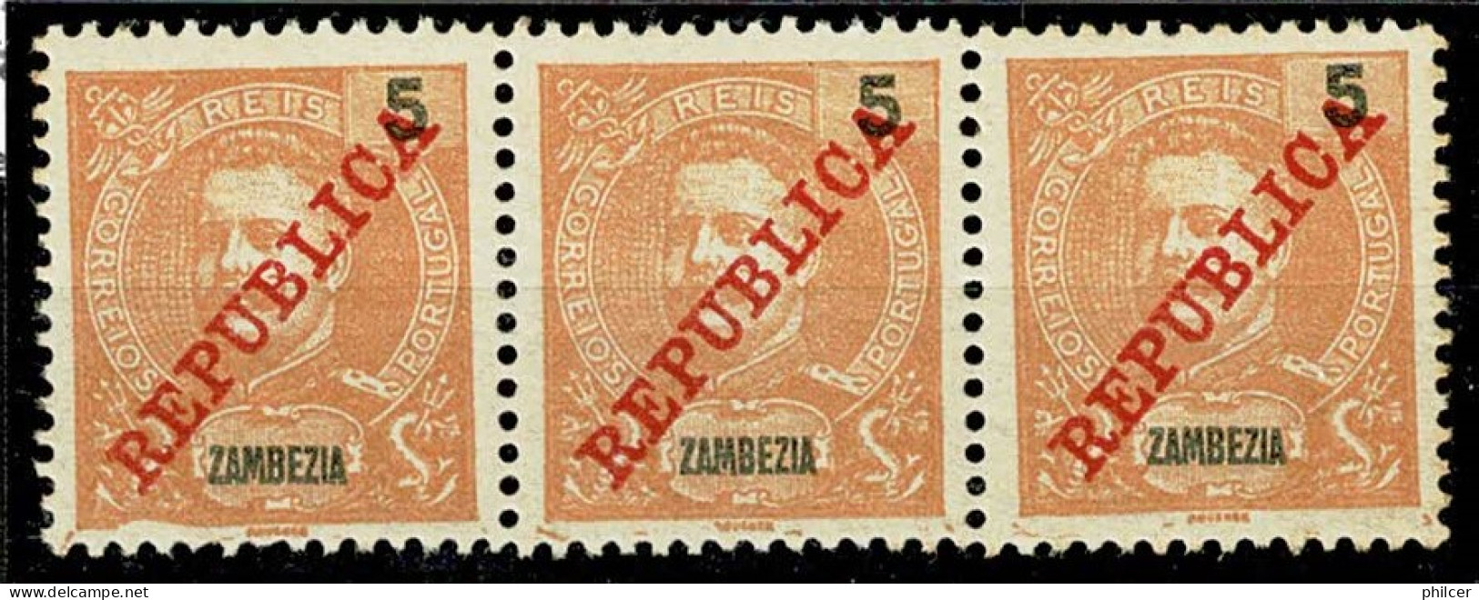 Zambézia, 1911, # 56, MH - Zambèze