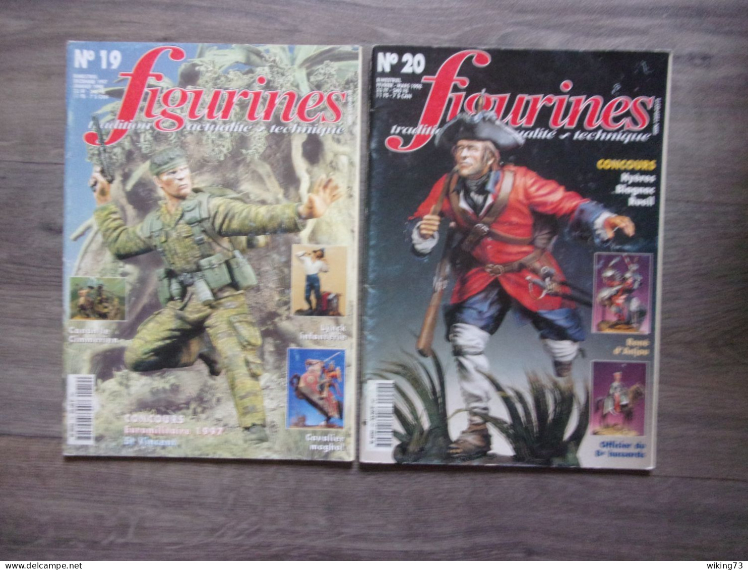 Lot Revue " Figurines " - Collection - Soldats - Uniformes - 1998 - Maquettes - Literature & DVD