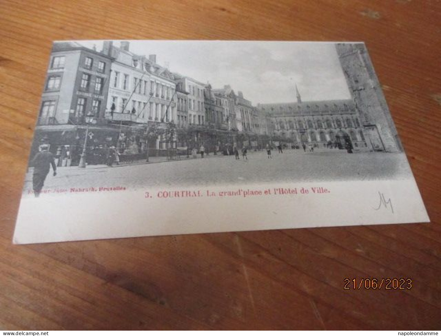 Kortrijk, Courtrai, La Grand Place Et L'Hotel De Ville - Kortrijk