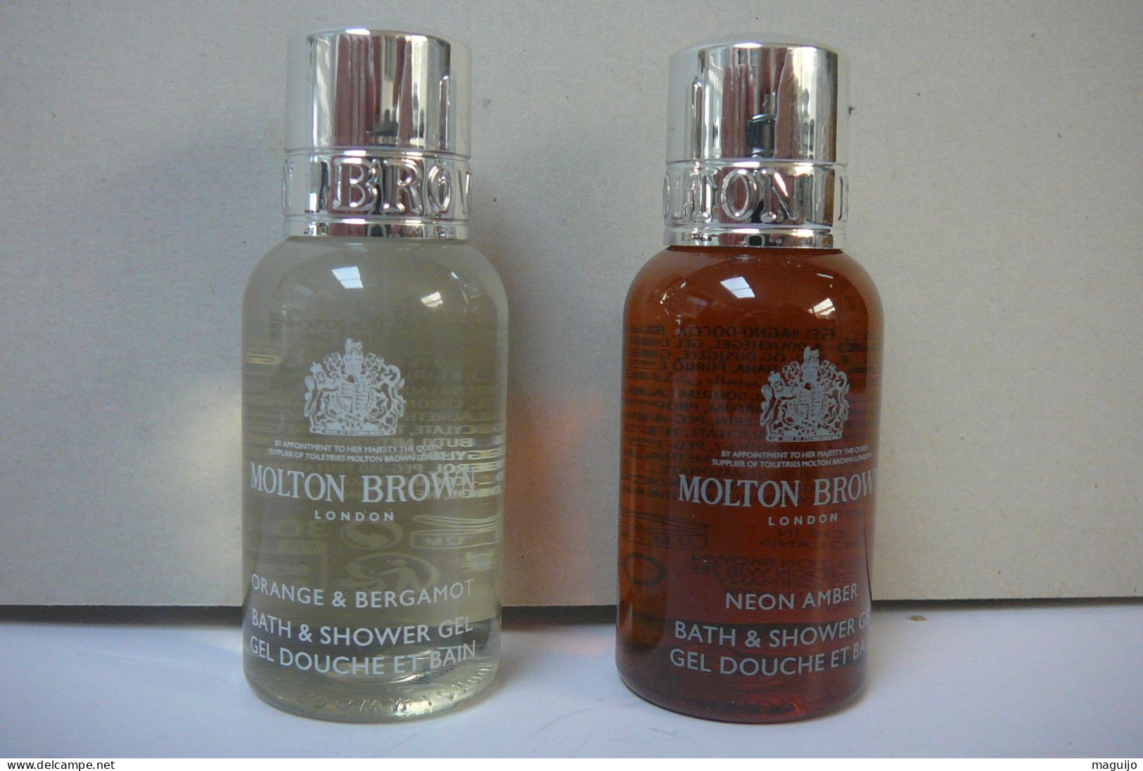 MOLTON  BROWN ; "NEON AMBER" +" ORANGE & BERGAMOT" 2 MINIS GELS DOUCHE & BAIN  2X30 ML  LIRE ET VOIR!! - Zonder Classificatie