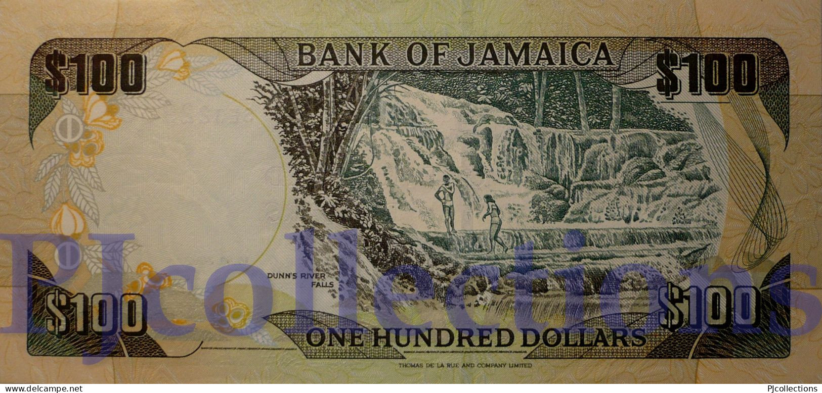 JAMAICA 100 DOLLARS 2002 PICK 80b AU/UNC - Jamaique