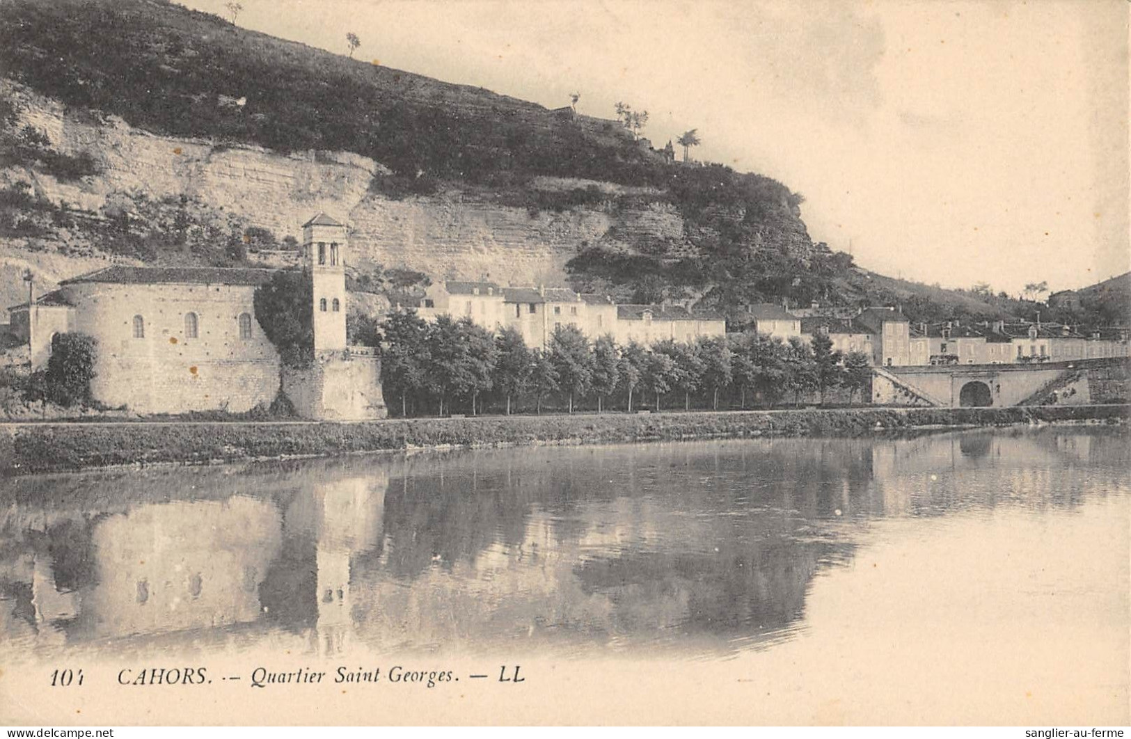 CPA 46 CAHORS QUARTIER SAINT GEORGES - Cahors