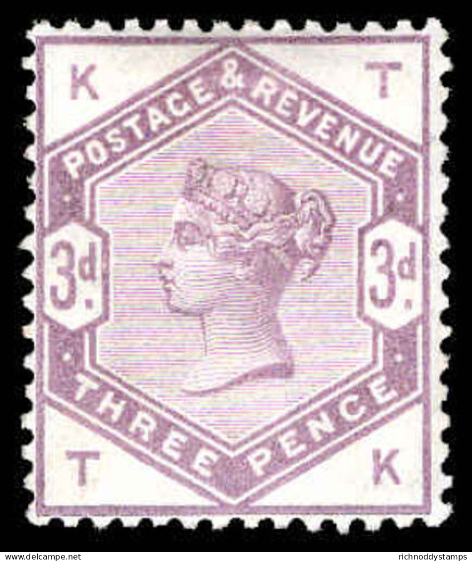 1883-84 3d Pale Lilac Fine Mint Lightly Hinged. - Unused Stamps