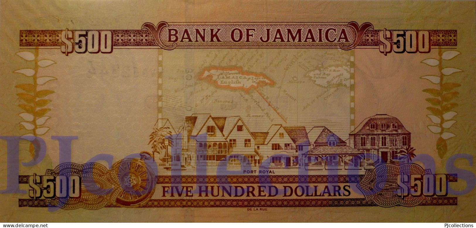 JAMAICA 500 DOLLARS 2005 PICK 85c UNC - Jamaique