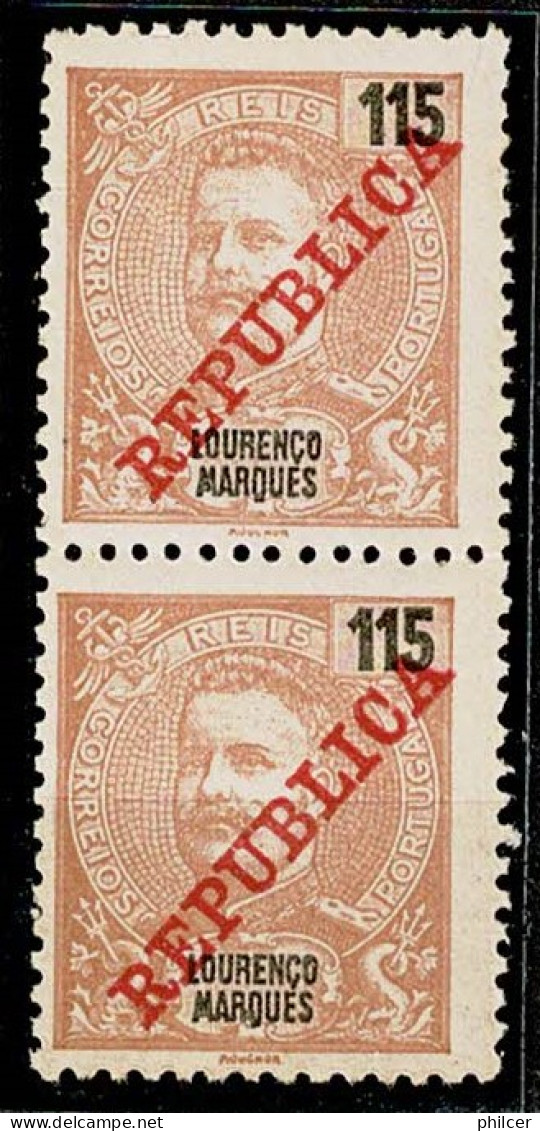 Lourenço Marques, 1911, # 87, MH - Lourenzo Marques