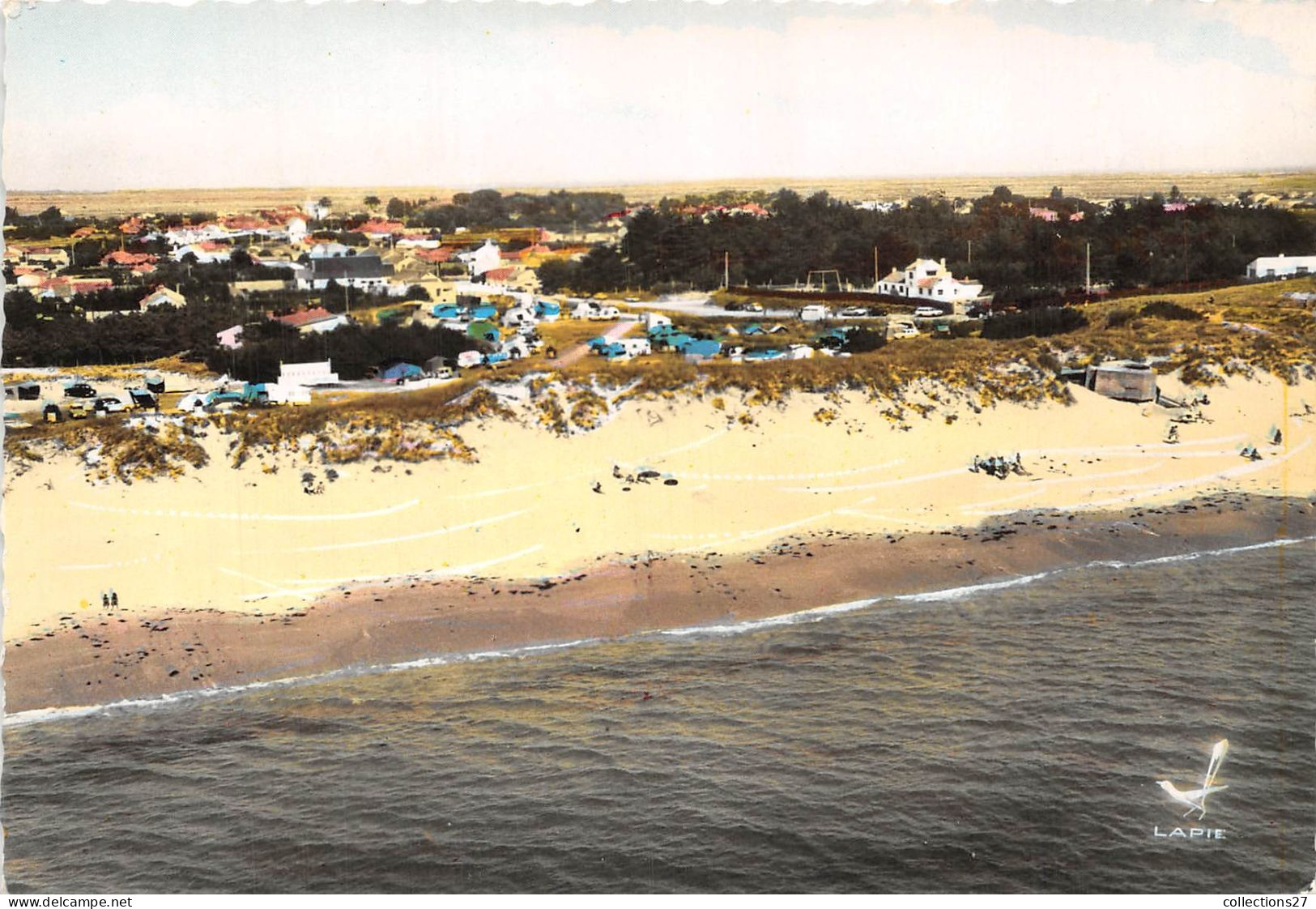 85-ILE-DE-NOIRMOUTIER-L'EPINE- LE CAMPING SAINT-JEAN ET LA PLAGE - Ile De Noirmoutier