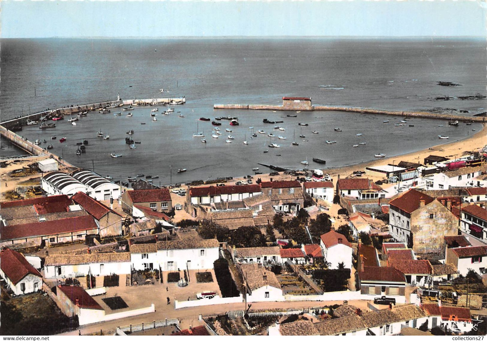 85-ILE-DE-NOIRMOUTIER- PORT DE L'HERBAUDIERE VUE AERIENNE - Ile De Noirmoutier