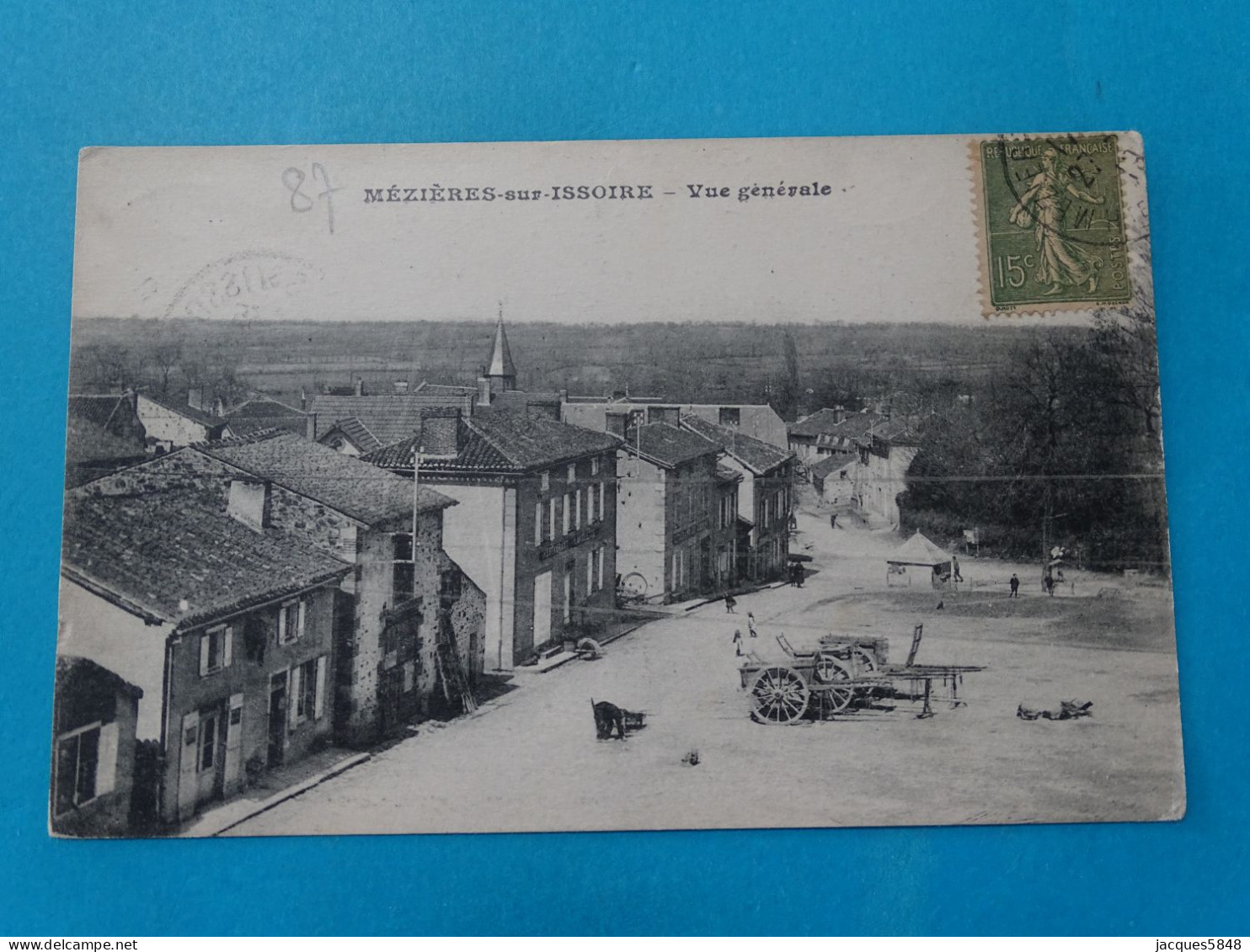 87) Mézières-sur-Issoire - N° - Vue Générale - ANNEE:1919 - EDIT: Goutagny - Meziere Sur Issoire