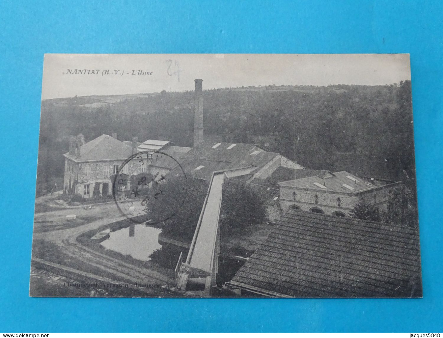 87) Nantiat - N° - L'usine - ANNEE:1921 - EDIT: Terrasson - Nantiat