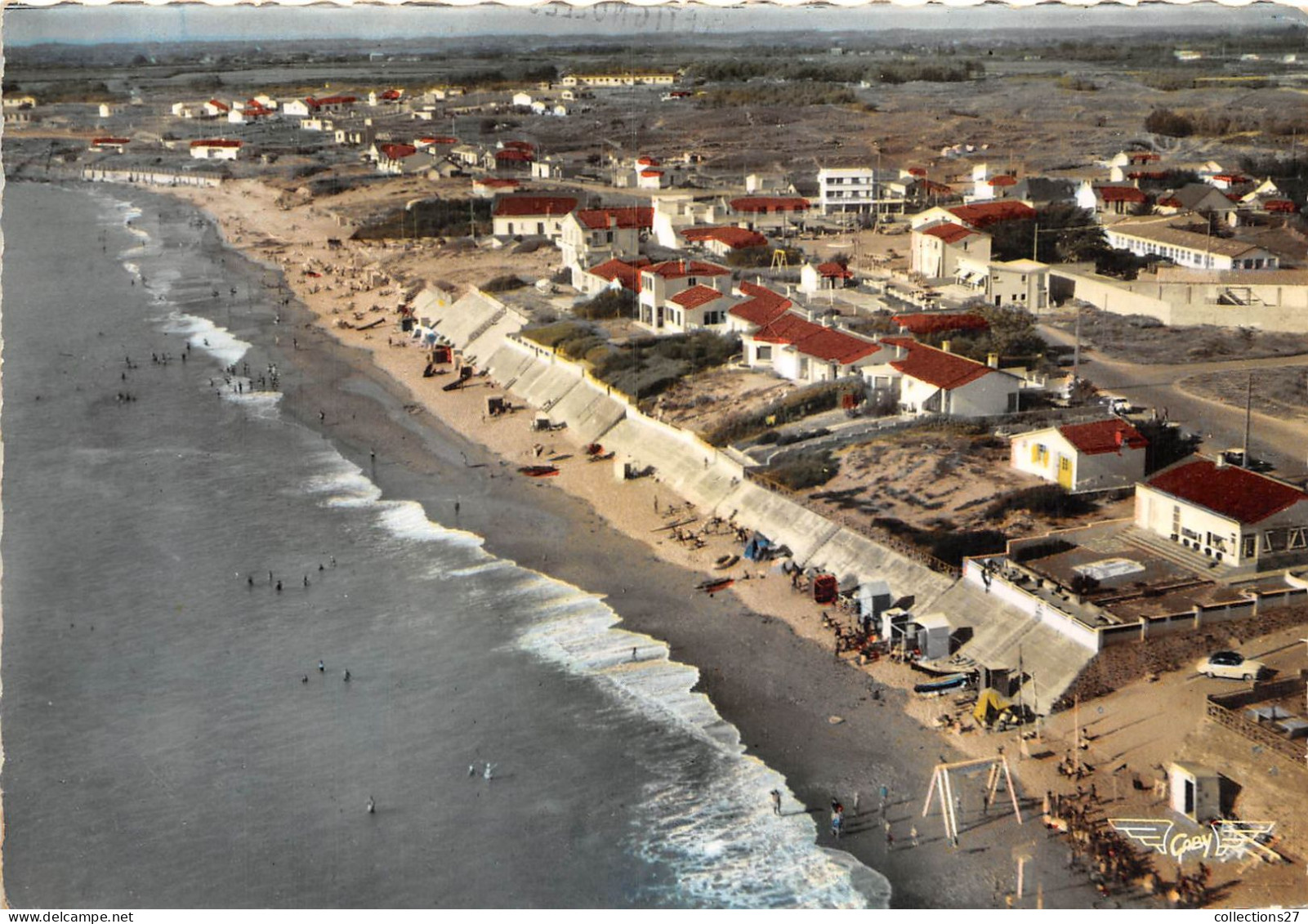 85-BRETIGNOLES- SUR-MER- PLAGE DE LA PAREE ET LES VILLAS VUE DU CIEL - Bretignolles Sur Mer