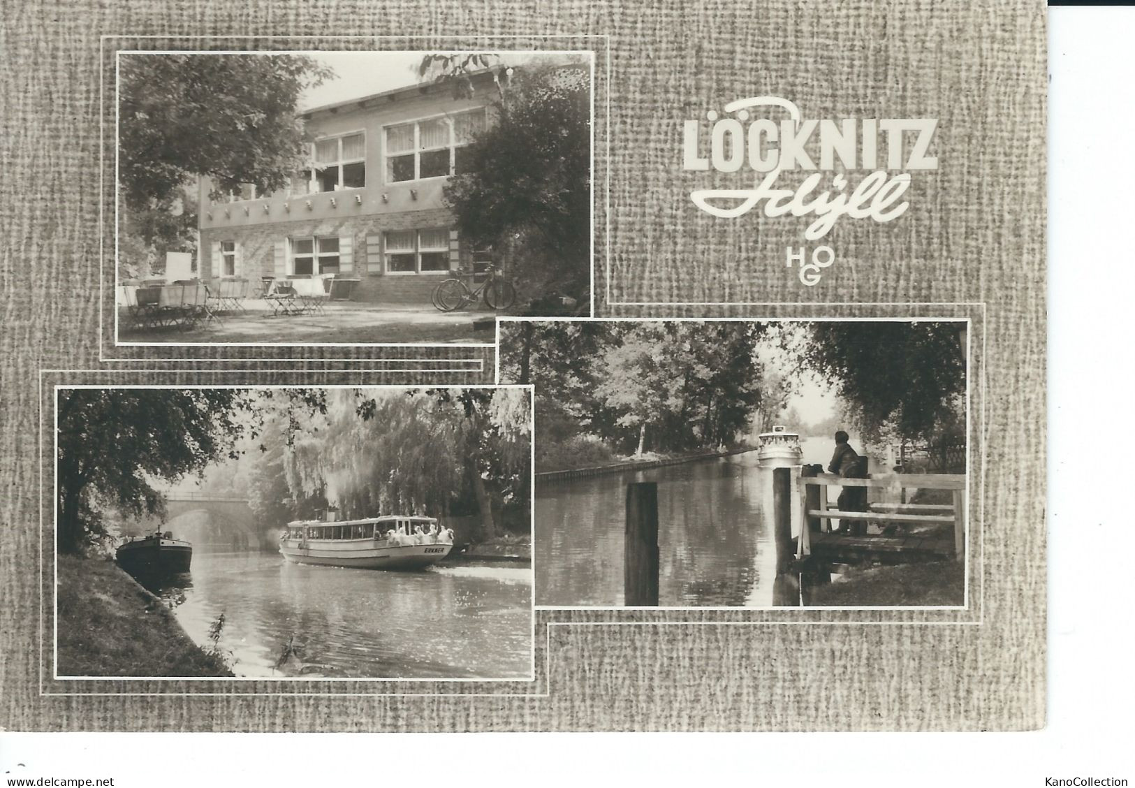 Erkner Bei Berlin, „Löcknitz-Idyll“, DDR-Foto-AK, Nicht Gelaufen - Erkner