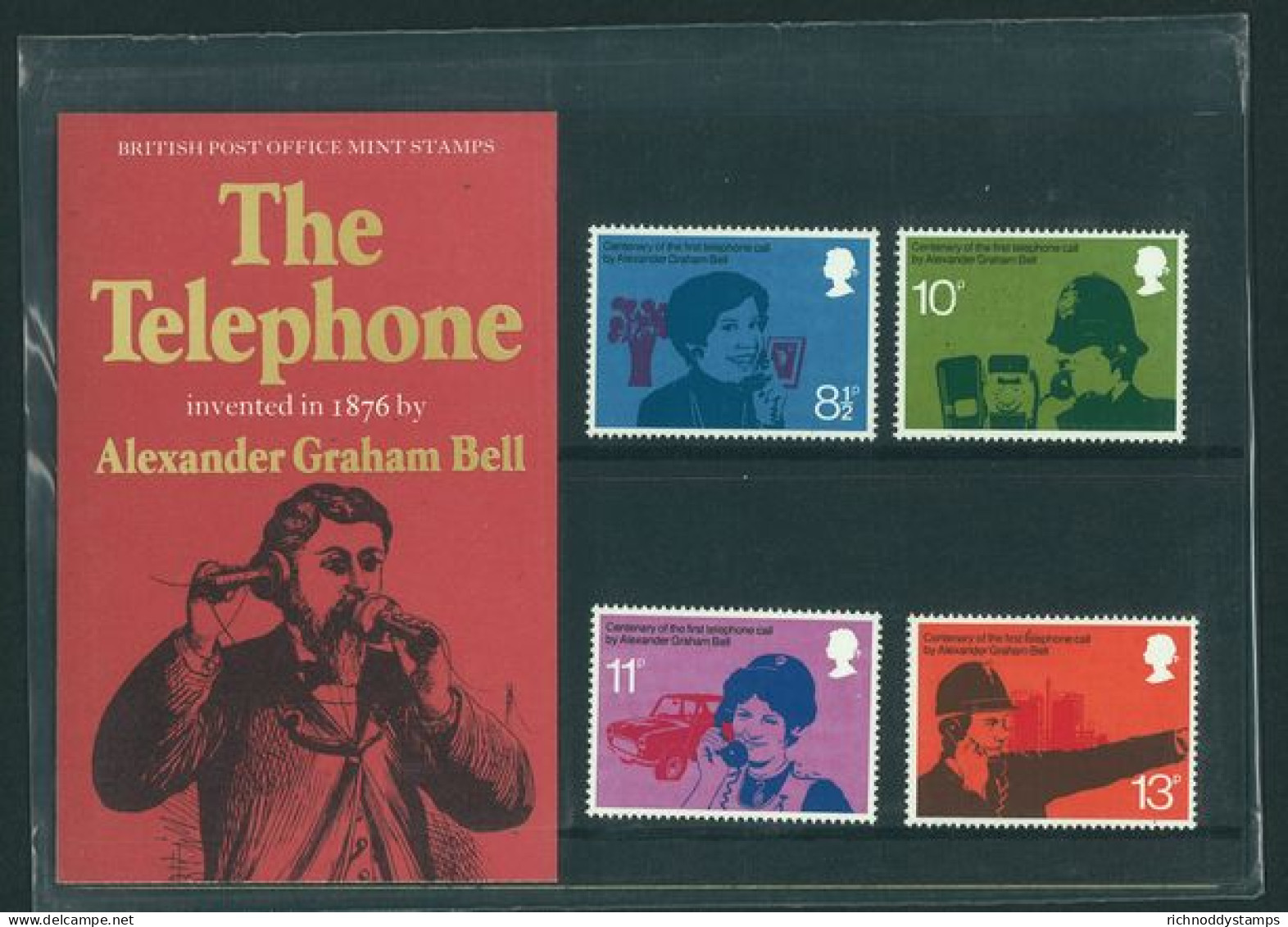 1976 Centenary Of Telephone Presentation Pack. - Presentation Packs