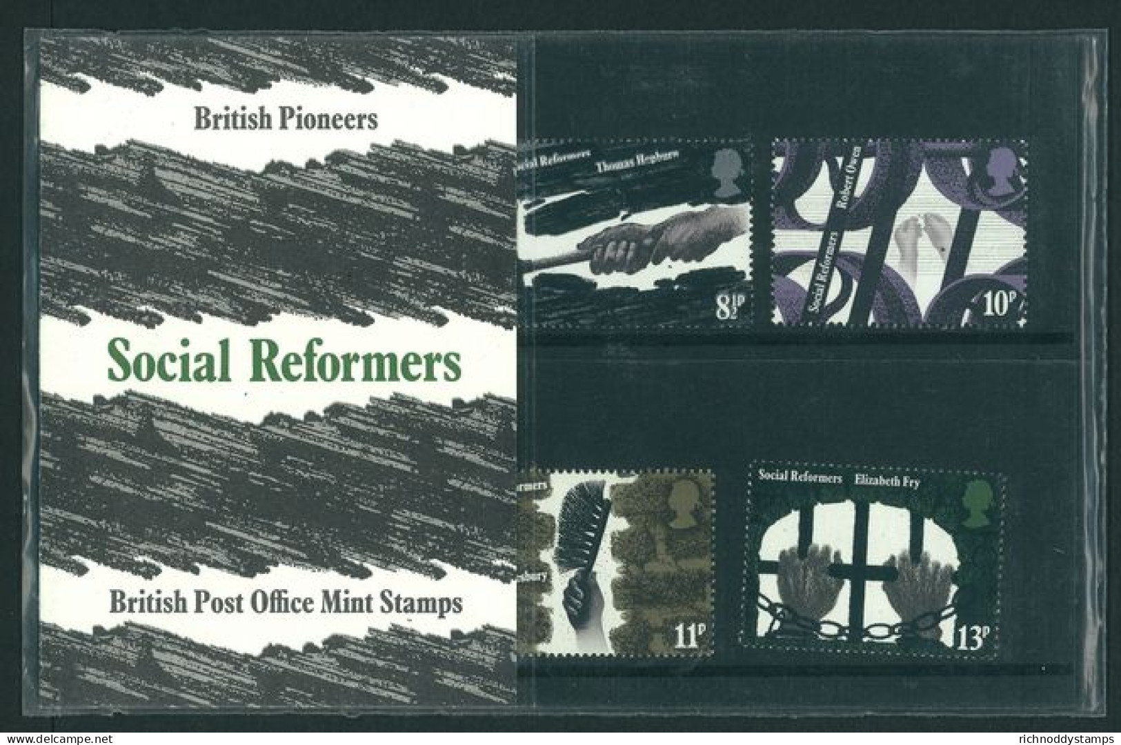 1976 Social Reformers Presentation Pack. - Presentation Packs