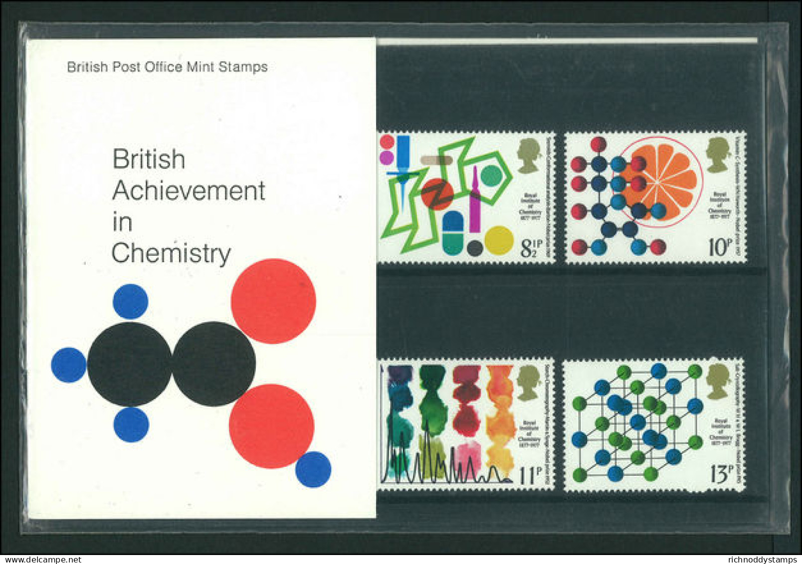 1977 Centenary Of Royal Insitute Of Chemistry Presentation Pack. - Presentation Packs