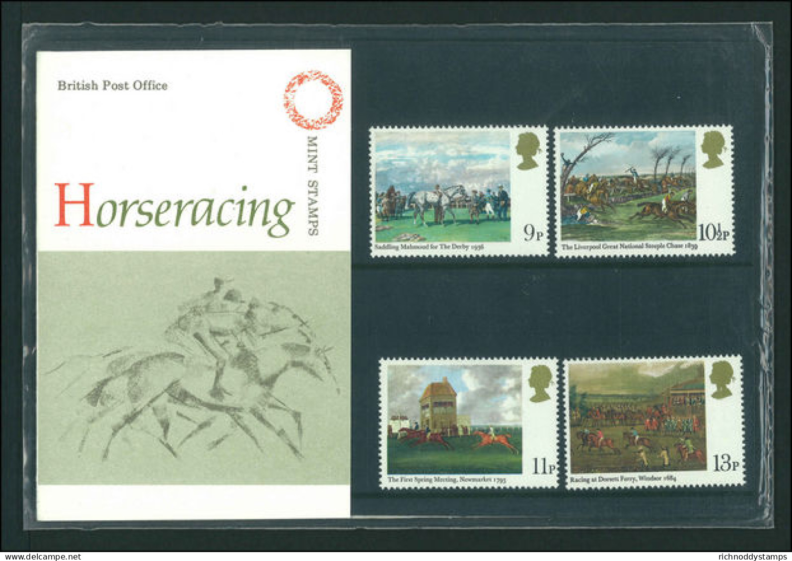 1979 Horse-racing Paintings Presentation Pack. - Presentation Packs