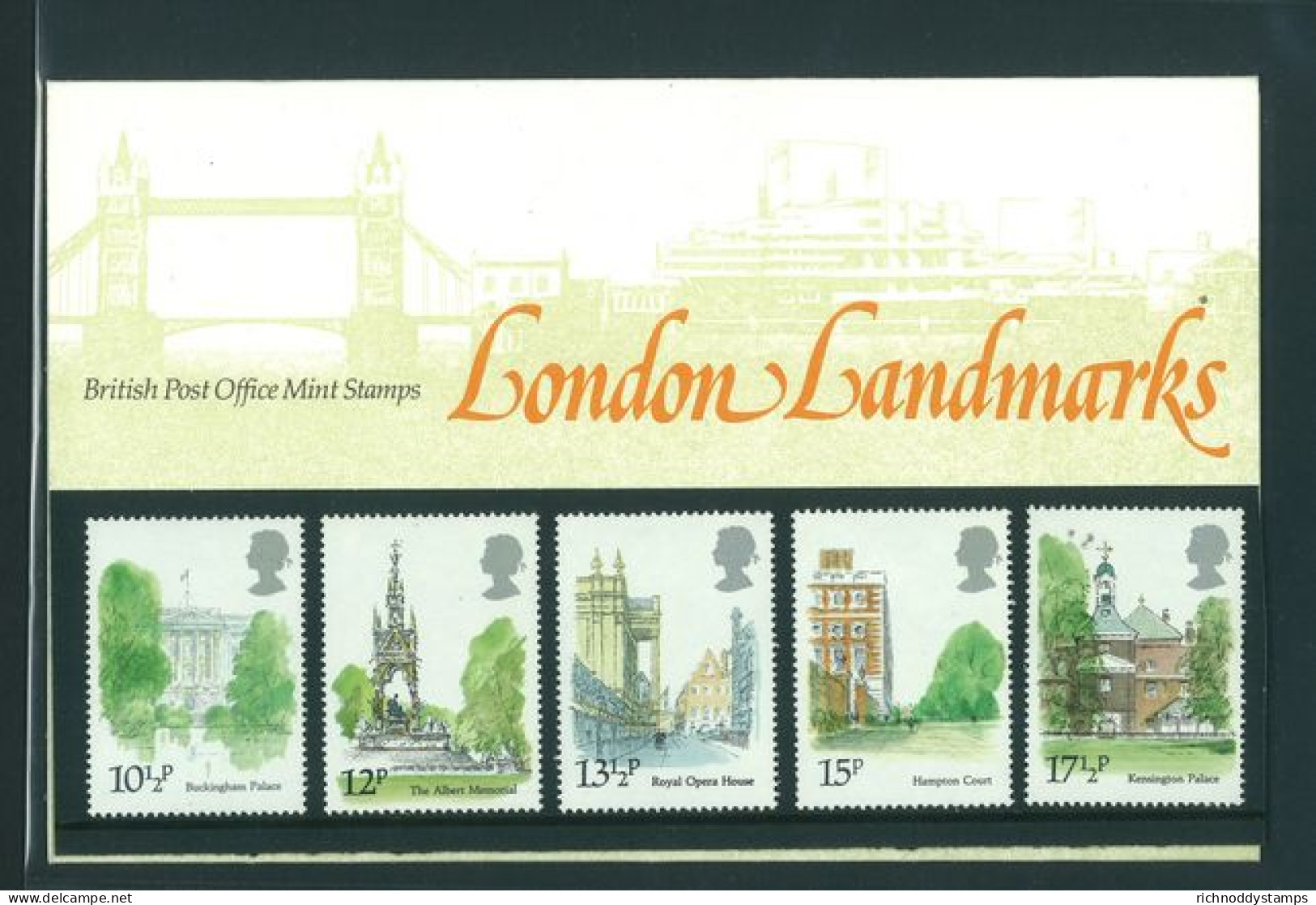 1980 London Landmarks Presentation Pack. - Presentation Packs